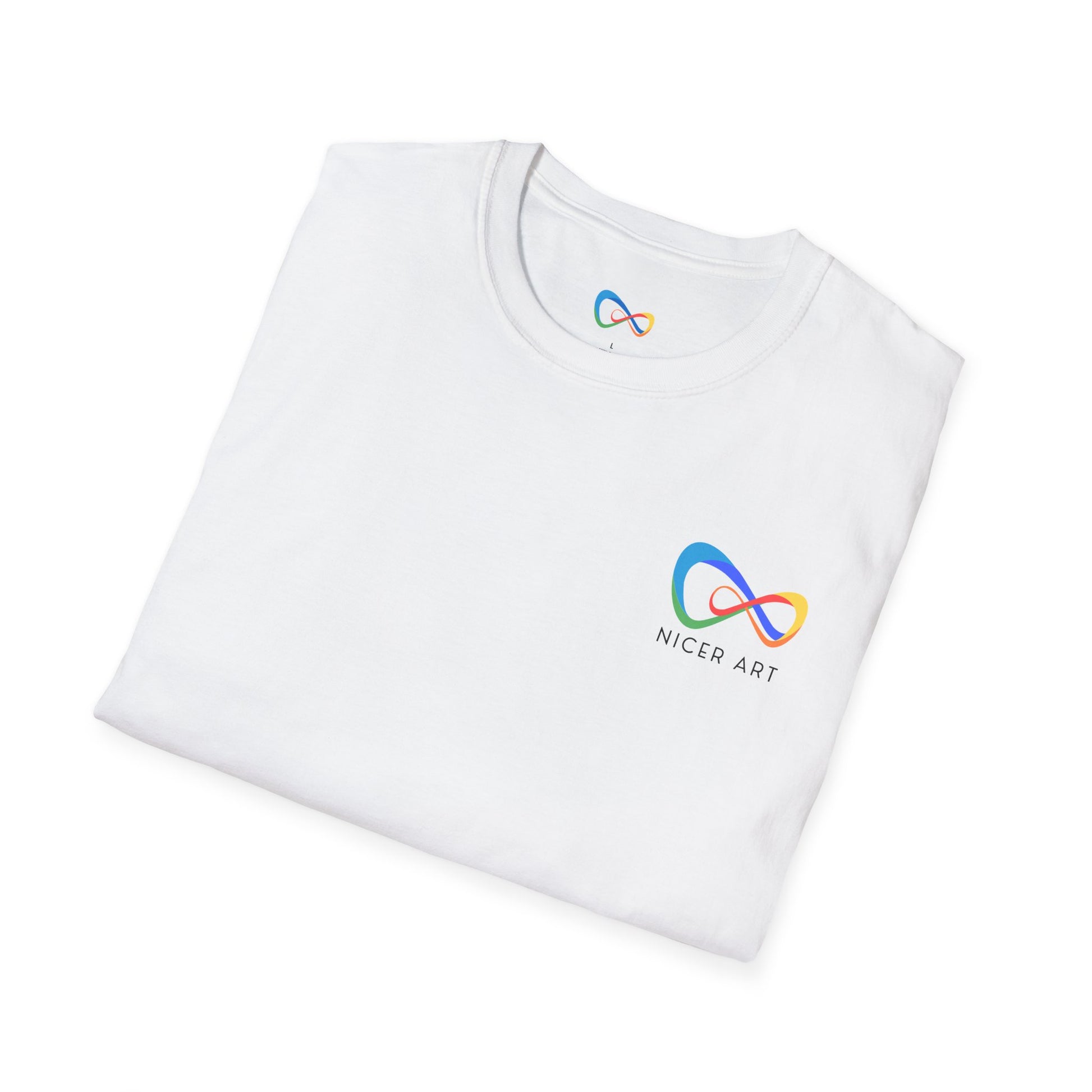 Unisex Softstyle T-Shirt with Nicer Art Design, Colorful Graphic Tee, Unique Gift for Art Lovers, Casual Wear, Art Appreciation Tee