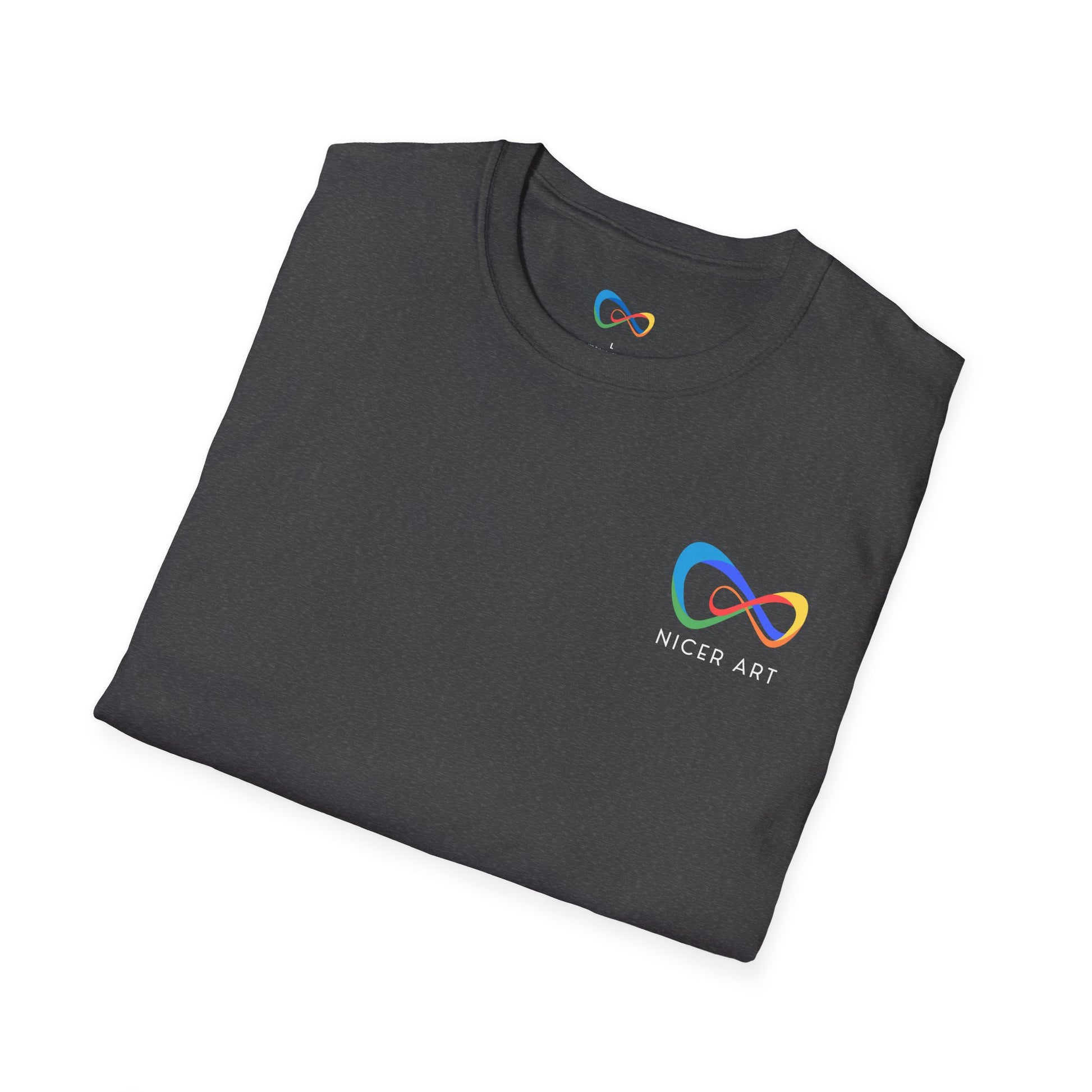 Unisex Softstyle T-Shirt with Nicer Art Design, Colorful Graphic Tee, Unique Gift for Art Lovers, Casual Wear, Art Appreciation Tee