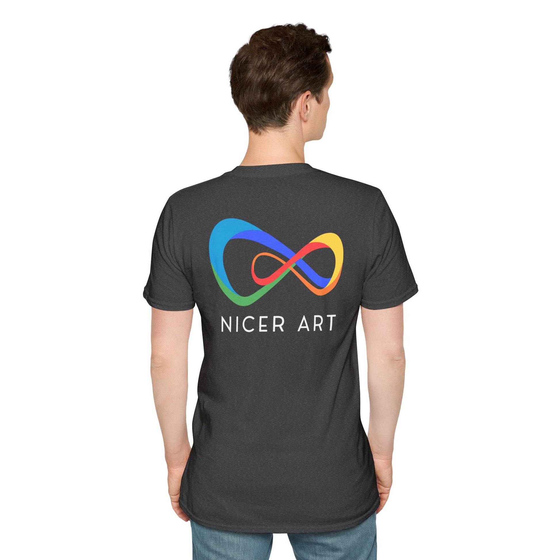 Unisex Softstyle T-Shirt with Nicer Art Design, Colorful Graphic Tee, Unique Gift for Art Lovers, Casual Wear, Art Appreciation Tee