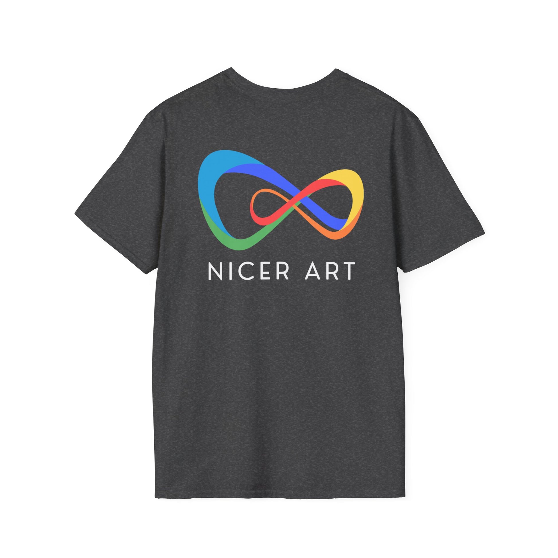 Unisex Softstyle T-Shirt with Nicer Art Design, Colorful Graphic Tee, Unique Gift for Art Lovers, Casual Wear, Art Appreciation Tee