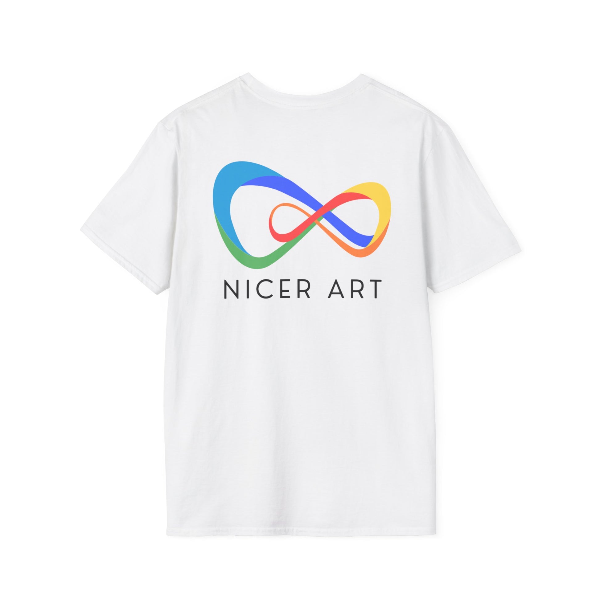 Unisex Softstyle T-Shirt with Nicer Art Design, Colorful Graphic Tee, Unique Gift for Art Lovers, Casual Wear, Art Appreciation Tee
