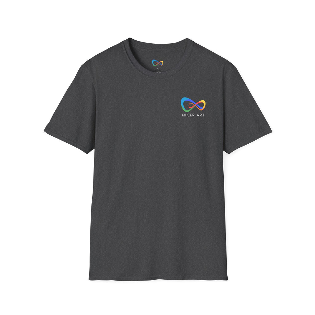 Unisex Softstyle T-Shirt with Nicer Art Design, Colorful Graphic Tee, Unique Gift for Art Lovers, Casual Wear, Art Appreciation Tee