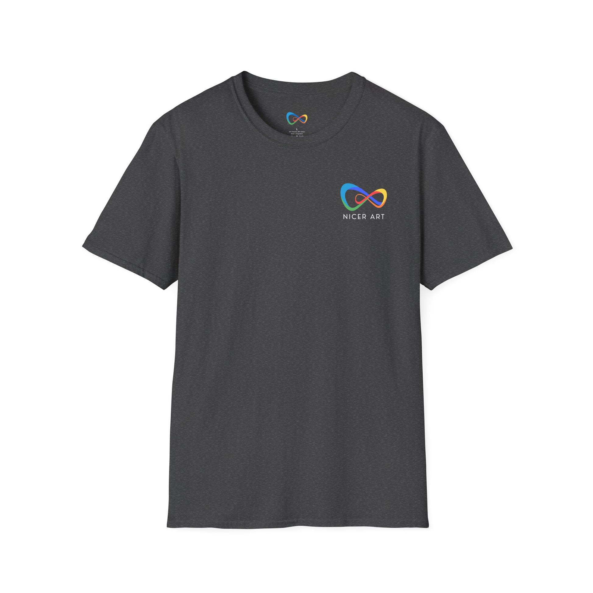 Unisex Softstyle T-Shirt with Nicer Art Design, Colorful Graphic Tee, Unique Gift for Art Lovers, Casual Wear, Art Appreciation Tee